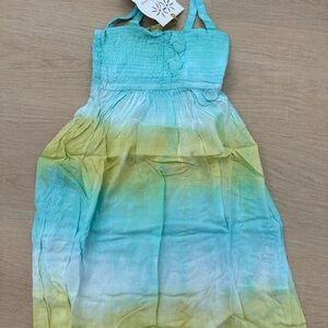 Tiare Hawaii Kids Dress - Blue and Yellow